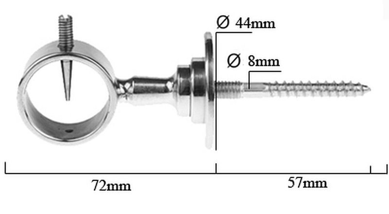 Uchwyt przelotowy do lin 28-30 mm